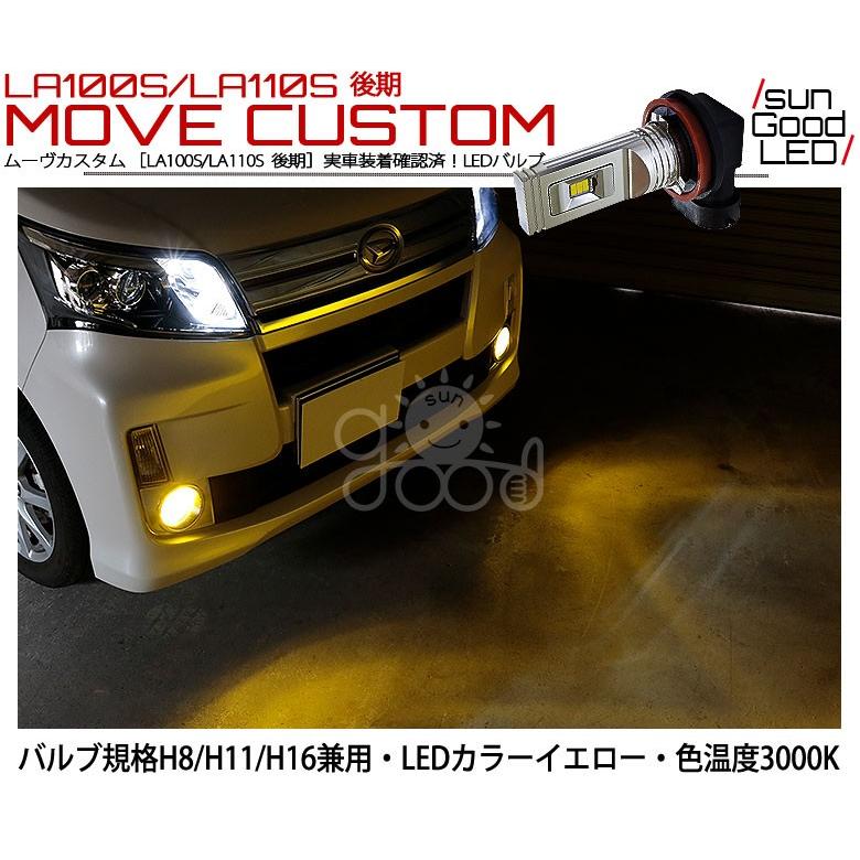 ダイハツ ムーヴカスタム (LA100S/LA110S 後期) 対応 LED SG1400 ダイハツ ムーヴカスタム (LA100S/LA110S 後期) 対応 LED SG1400