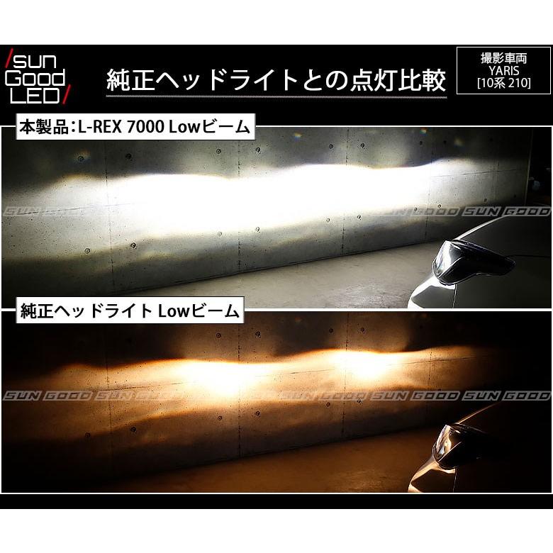 トヨタ ヤリス (KSP210) 対応 LED L-REX7000 ヘッドライトキット