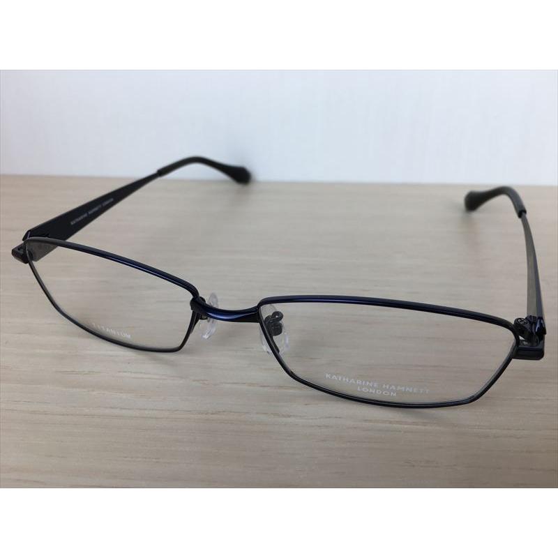 KATHARINE HAMNETT LONDON（キャサリンハムネットロンドン） KH9214/3（シャーリングネイビー） メガネフレーム 56サイズ 新品 KATHARINE HAMNETT LONDON（キャサリンハムネットロンドン） メガネ