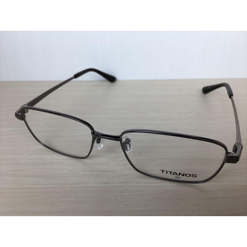 TITANOS（チタノス） メガネフレーム 54サイズ 新品 : サングラッシー