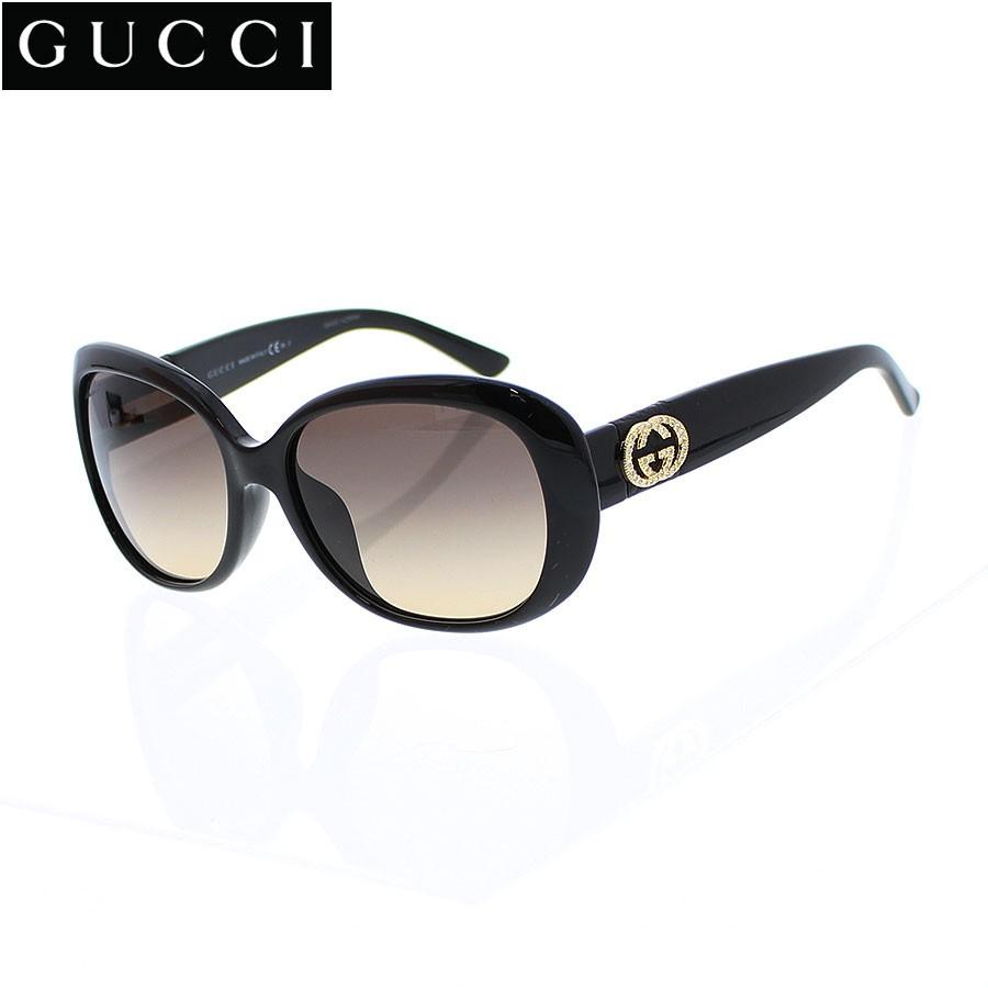 Gucci グッチ サングラス Gg3660 N K S D28 シャイニーブラック アジアンフィットモデル 国内正規品 レディース ケース付 Gucci 3660nks D28 Ed 57 サングラッチェ 通販 Yahoo ショッピング