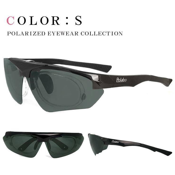 度つき 偏光サングラス 跳ね上げ式 [PPS] 薄型レンズ付き 度付き メンズ レディース 跳ね上げ式 度付き スポーツサングラス |  | 07