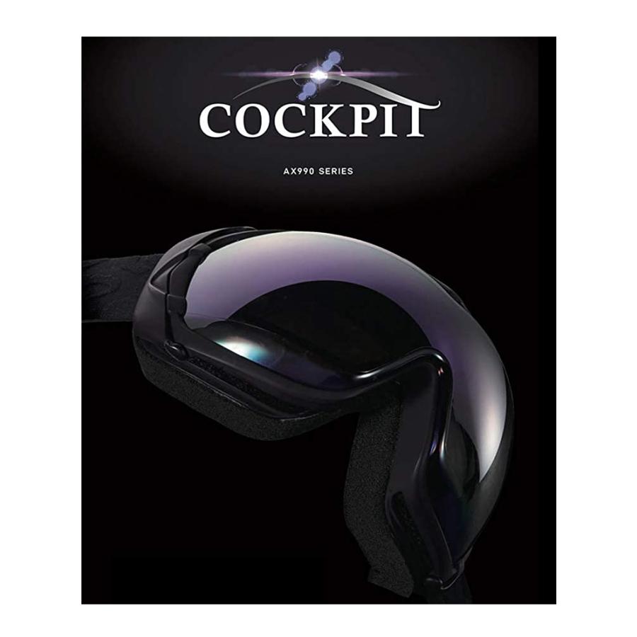 AXE メンズ スノーゴーグル COCK PIT アックス コックピット