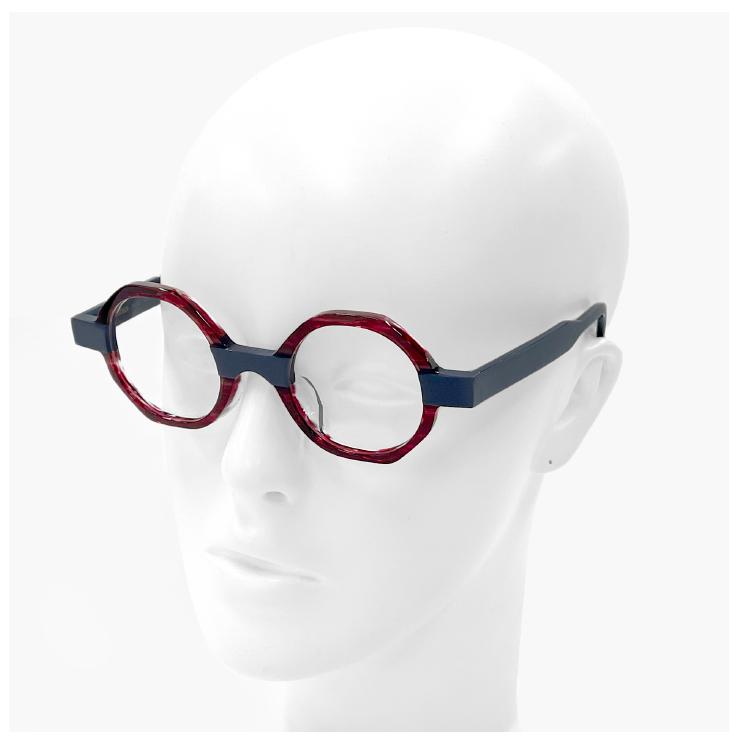 【新品】 個性的 メガネ CHEAP CHIC cc5023 NV/RD 眼鏡 メンズ レディース ユニセックス モデル 小ぶり 多角形 フレーム 赤 レッド 赤縁 赤ぶち カラー バイカラー ダミーレンズ発送 個性的 メガネ CHEAP CHIC cc5023 NV/RD 眼鏡 メンズ レディース ユニ