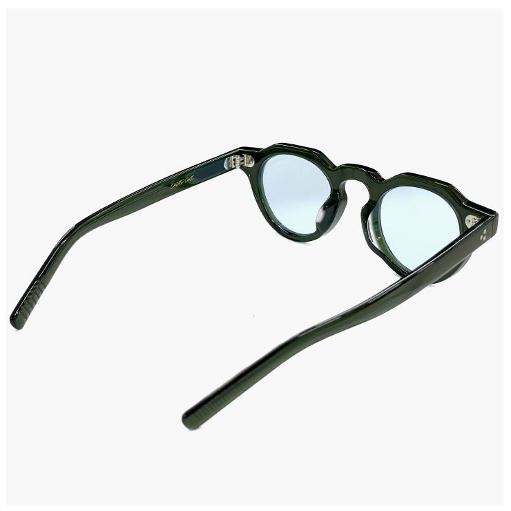 【新品】 小ぶり サングラス cc5026 gn CHEAP CHIC メンズ レディース ユニセックス モデル 顔 小さめ 小さい 小顔 ブランド 個性的 おしゃれ かわいい クラウンパント 型 太 フレーム クリア ダーク カーキ 薄い色 uvカット 青 ブルー ライトカラー レンズ 小ぶり サングラス CHEAP CHIC cc5026 gn メンズ レディース 小さめ