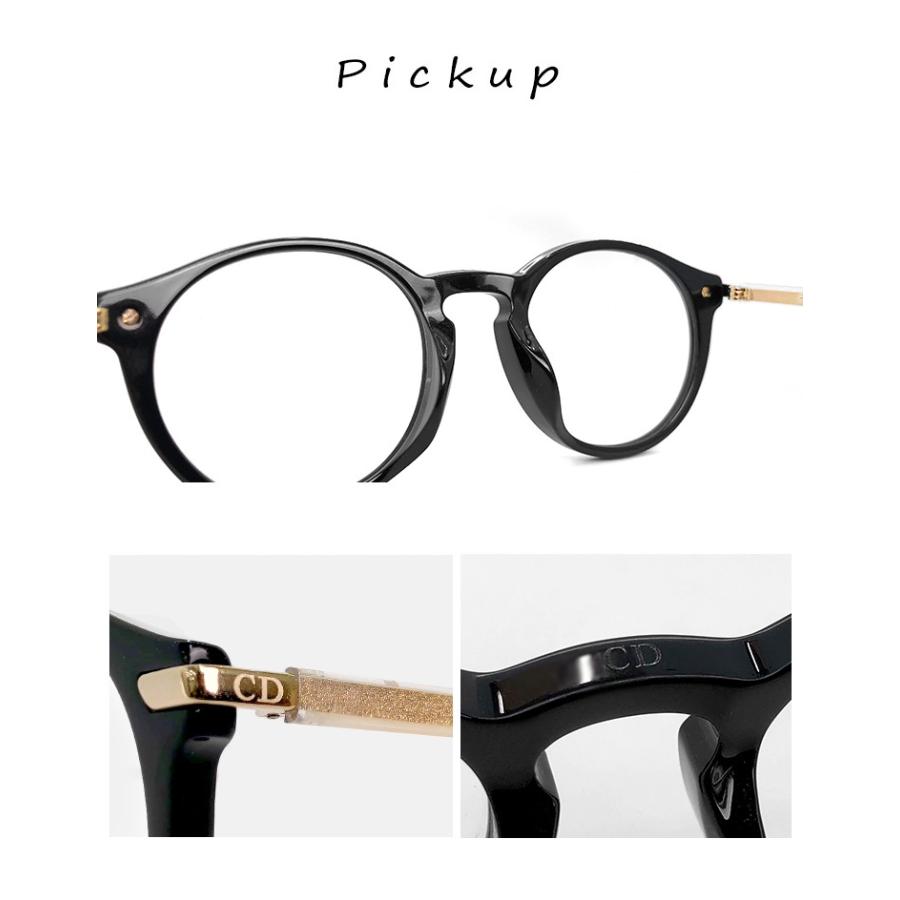 Dior メガネ Dioressence5f 7c5 眼鏡 メンズ レディース ディオール Christian Dior ラウンド ボストン型 丸眼鏡 丸メガネ 黒ぶち 黒縁 R Dior Dioressence5f 7c5 サングラスドッグ Yahoo 店 通販 Yahoo ショッピング
