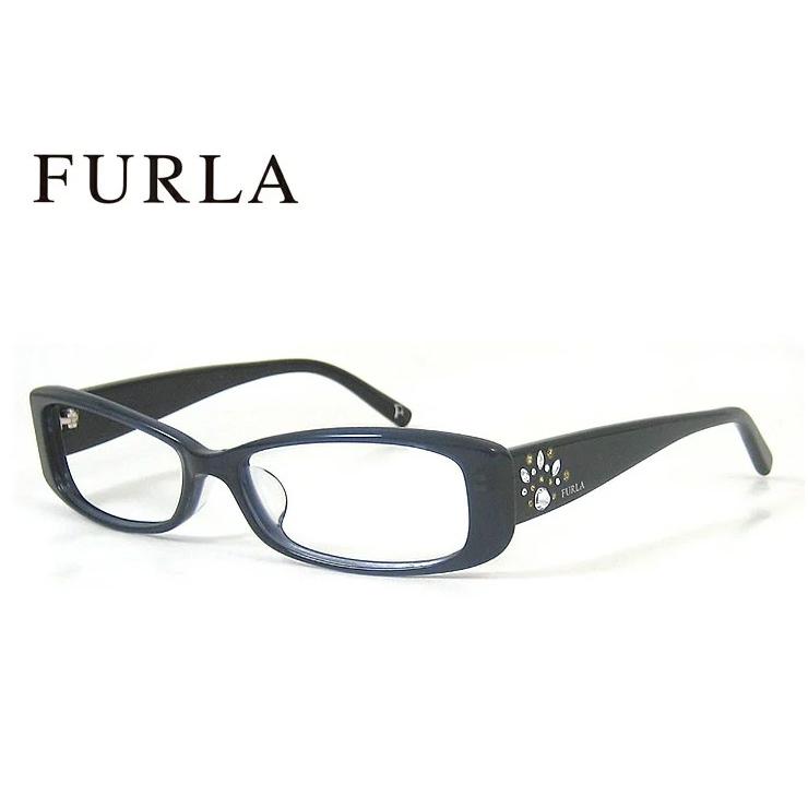 【新品】 フルラ メガネ VU4764j 9mb FURLA 眼鏡 ジャパンフィット モデル ダークネイビー レディース 女性用 ダミーレンズ発送 FURLA（フルラ） メガネ 眼鏡 VU4764j 9mb[ジャパンフィット モデル