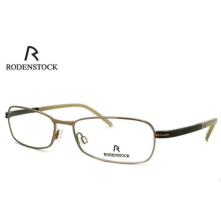 ローデンストック 眼鏡 (メガネ) RODENSTOCK r4717 B メタル コンビネーション スクエア型 フレーム メンズ 男性用 度付き 度なし 老眼鏡 対応｜sunhat