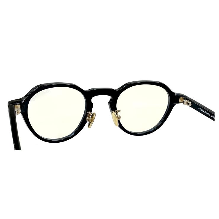 トムフォード 日本デザインモデル FT5726-D-B 001 ブルーライトカット レンズ 伊達メガネ tomford tf5726db ft5726db クラウンパント 型 黒縁 黒ぶち | TOM FORD EYEWEAR | 03