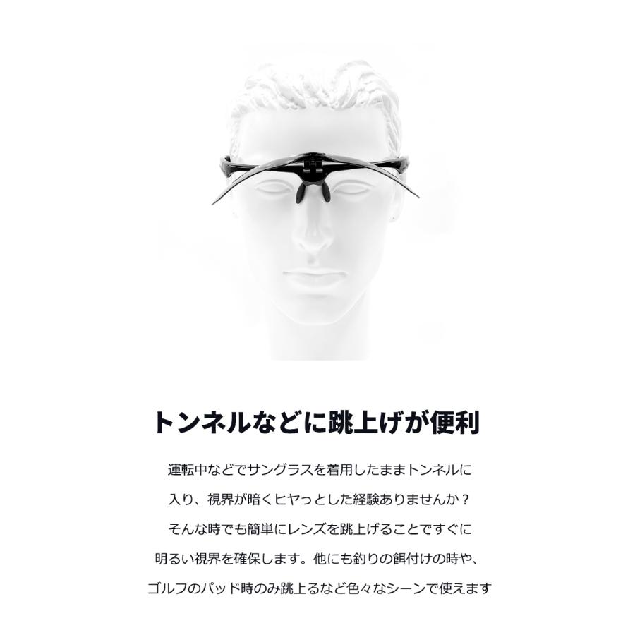 偏光サングラス 跳ね上げ式 PPS-5 偏光レンズ スポーツサングラス 偏光