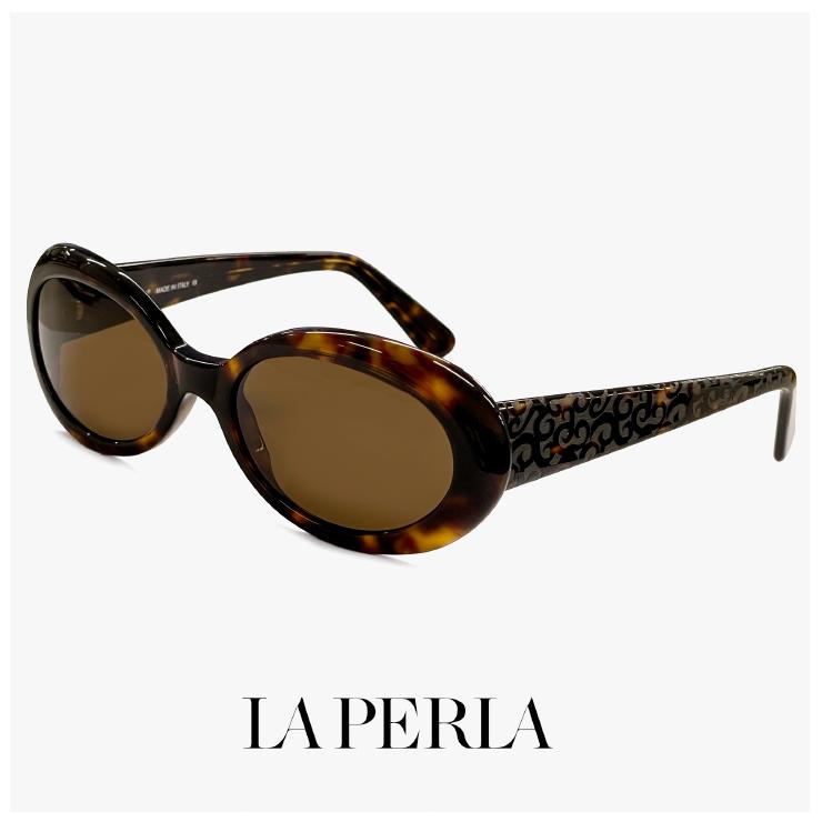 La Perla ラペルラ サングラス spe016-722 オーバル 型 レディース