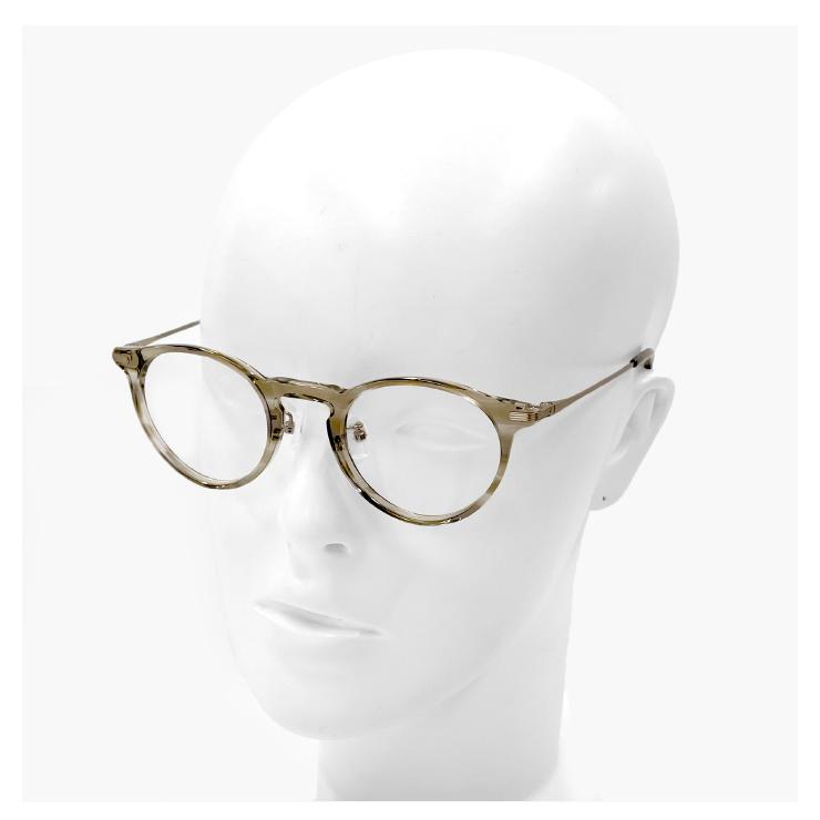 度付き対応 レンズ付き】日本製 鯖江 メガネ la4054-lbr laulea 眼鏡