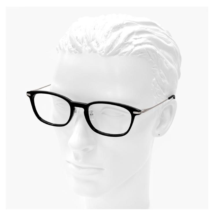 度付き対応 レンズ付き】メンズ 日本製 鯖江 メガネ laulea la4056 bk