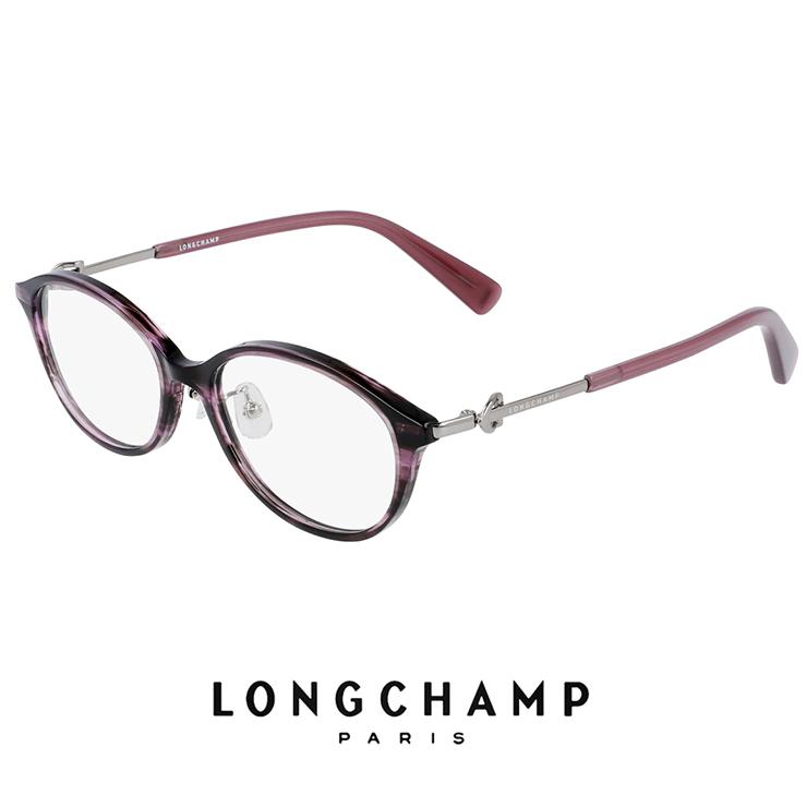 ロンシャン レディース メガネ lo2672j 512 longchamp 眼鏡 ジャパンフィットモデル オーバル 型 パープル 紫 カラー フレーム