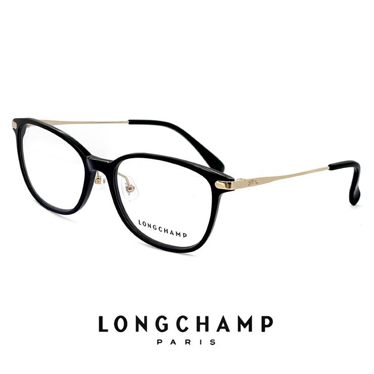 【新品】 ロンシャン メガネ lo2690a 001 レディース longchamp 眼鏡 アジアンフィットモデル 女性用 かわいい おしゃれ ウェリントン 型 黒縁 黒ぶち コンビネーション フレーム LONGCHAMP（ロンシャン） メガネ lo2690a 001 レディース 眼鏡