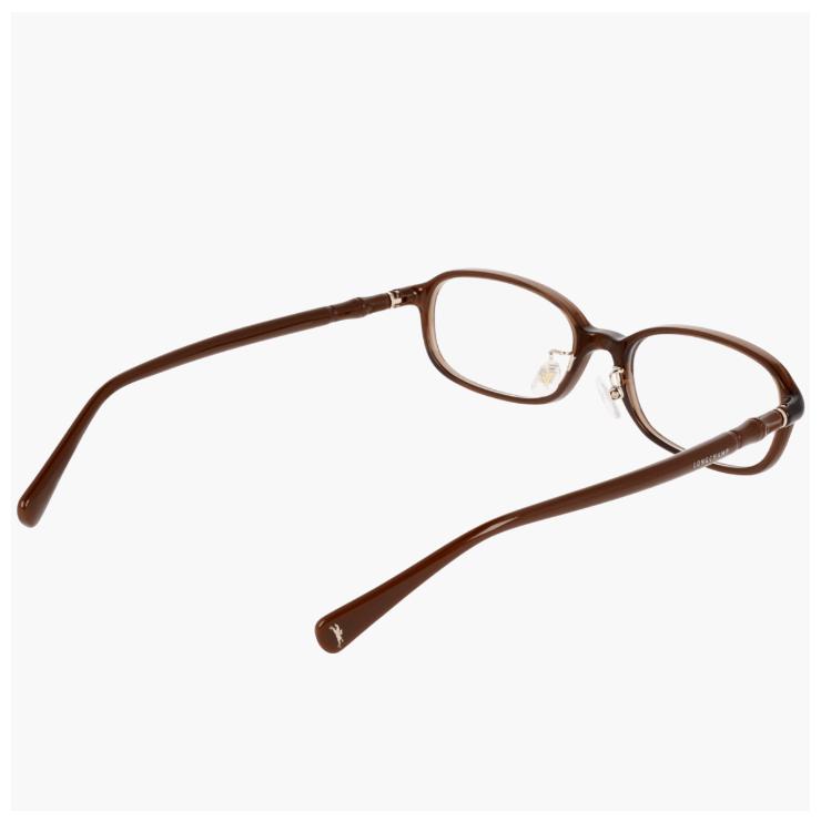 【新品】 レディース ロンシャン メガネ lo2806lbj-200 51mm longchamp 眼鏡 かわいい おしゃれ オーバル スクエア 型 丸眼鏡 ブランド 茶色 TRANSPARENT BROWN カラー ダミーレンズ発送 LONGCHAMP（ロンシャン） 【 度付き 対応 無料 】 レディース メガネ