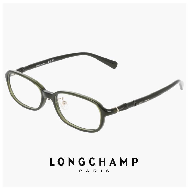 【新品】 レディース ロンシャン メガネ lo2806lbj-319 51mm longchamp 眼鏡 かわいい おしゃれ オーバル スクエア 型 丸眼鏡 ブランド TRANSPARENT KHAKI カラー ダミーレンズ発送 LONGCHAMP（ロンシャン） 【 度付き 対応 無料 】 レディース メガネ