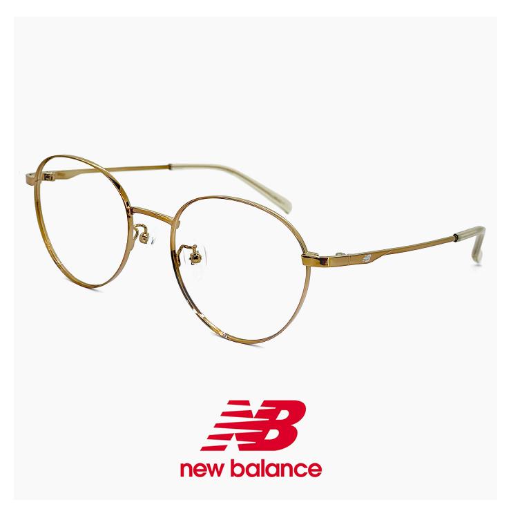 【新品】 レディース ニューバランス メガネ nb05314x-3 new balance newbalance 眼鏡 nb05314x c03 ボストン 型 丸メガネ 丸眼鏡 細身 メタル フレーム コーデ New Balance（ニューバランス） レディース メガネ nb05314x-3 new