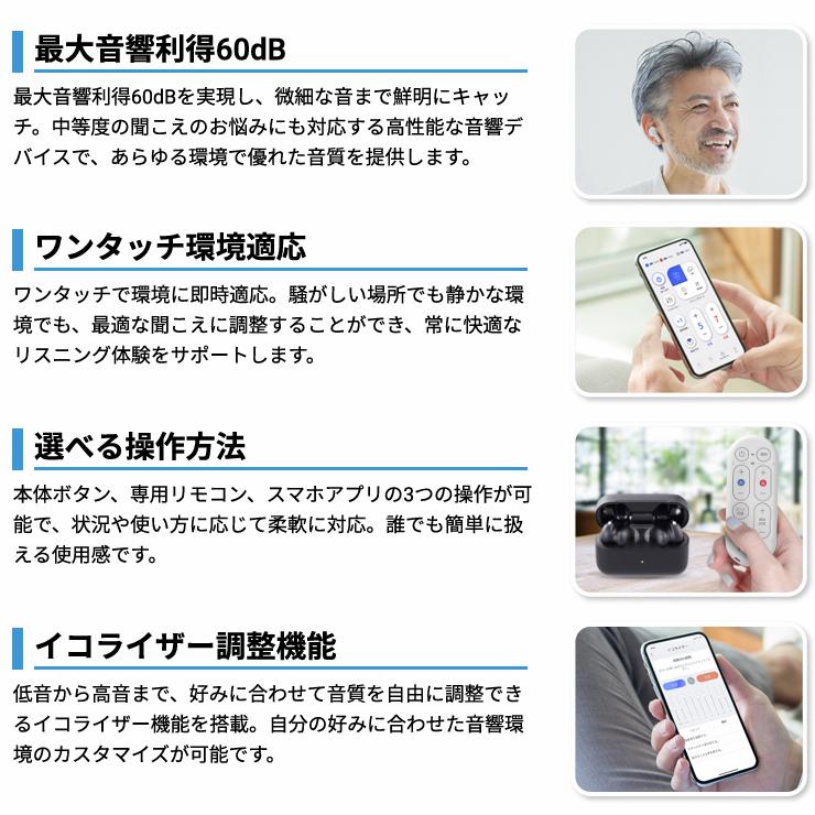 集音器 Olive Air オリーブエアー 両耳 補聴器検討中の方へ 高齢