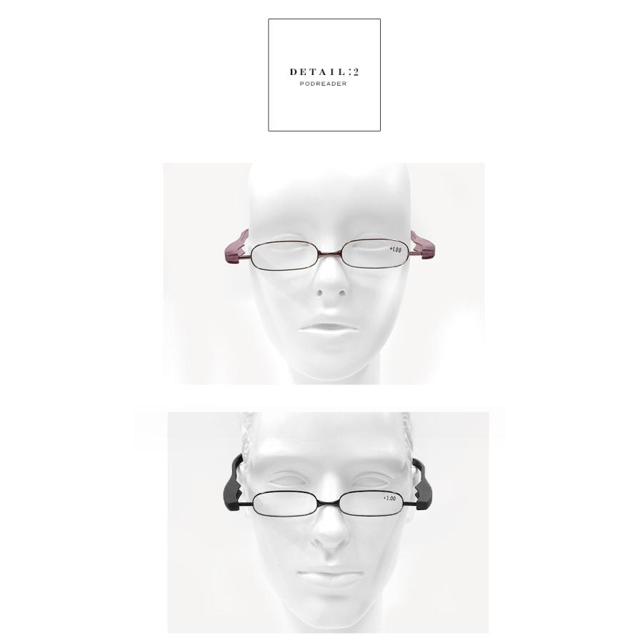 ポッドリーダー スマート 老眼鏡 シニアグラス リーディンググラス スマホ老眼鏡 メンズ 男性 / レディース 女性 軽量 podreader smart |  | 02