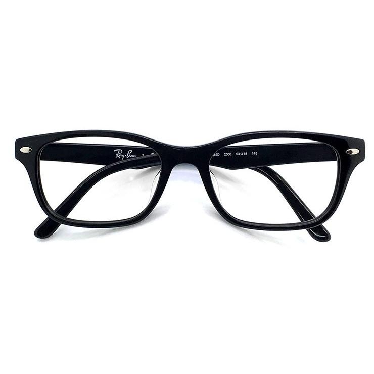 【美品】レイバンRB5345D-2000 ReVisionアンティークブラック Ray-Ban RayBan レイバン 眼鏡 メガネ フレーム RX5345D-2000-53