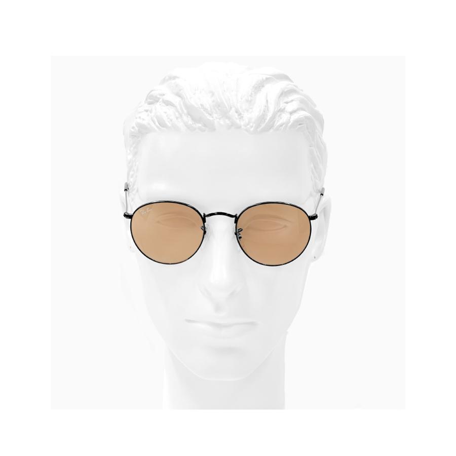 レイバン サングラス Ray-Ban rb3447 002/4b 50mm ラウンド メタル レディース メンズ Round Metal 0024b  ライトカラー レンズ 丸サングラス