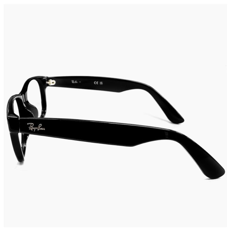 レイバン　伊達メガネ　RB5184F　黒　本体のみ Ray-Ban レイバン メガネ 眼鏡 rx5184f 2000 54mm RB5184F