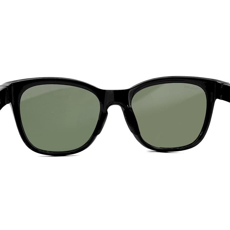SMITH スミス サングラス caper 086 Black Polarized Gray Green 釣り フィッシング 軽量 キャンプ アウトドア ケイパー バタフライ ウェリントンの画像