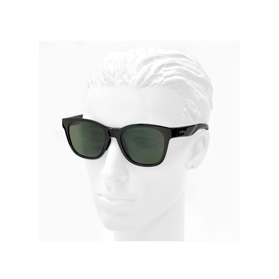 SMITH スミス サングラス caper 086 Black Polarized Gray Green 釣り フィッシング 軽量 キャンプ アウトドア ケイパー バタフライ ウェリントンの画像