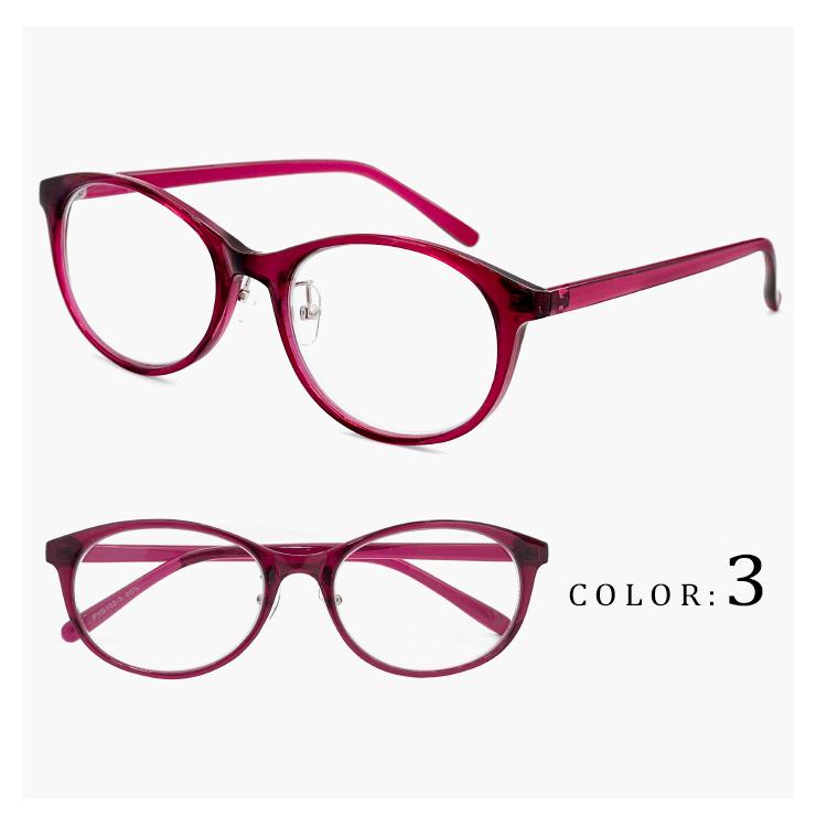 ブルーライトカット メガネ pyb102 PCメガネ 伊達メガネ 度なし