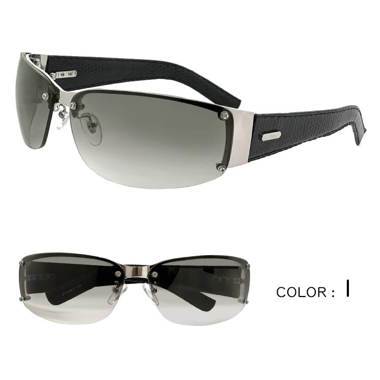 サングラス メンズ PYL-156 革テンプル ページボーイ 男性用 メタル