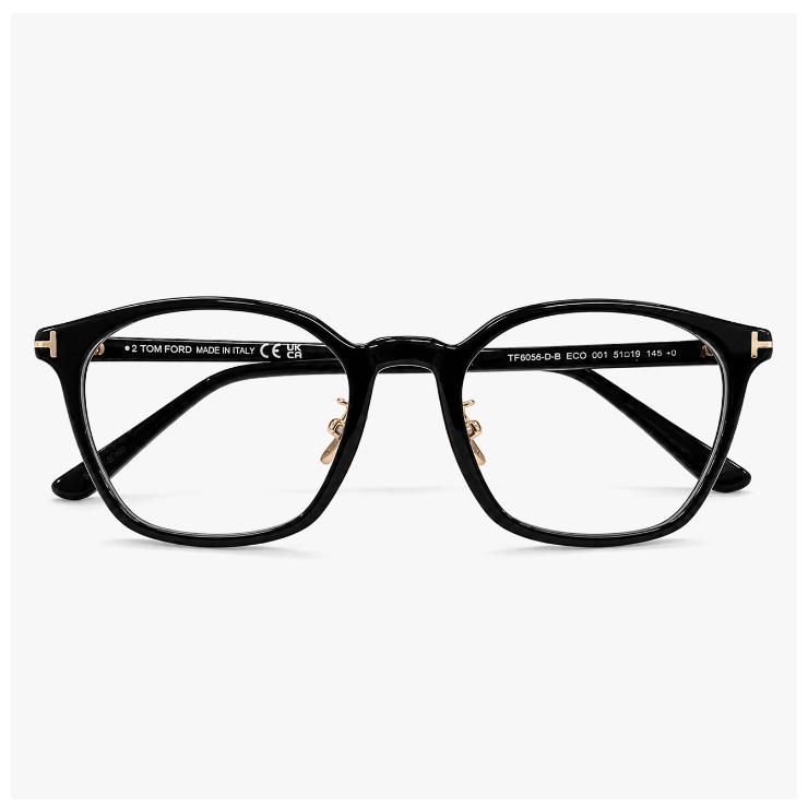 【新品】 トムフォード メガネ TF6056-d-b 001 TOM FORD ブルーライトカット レンズ 伊達メガネ クリア サングラス tomford ft6056-d-b tf6056db ft6056db メンズ スクエア ウェリントン 型 黒縁 黒ぶち フレーム TOM FORD EYEWEAR トムフォード メガネ TF6056-d-b 001 眼鏡 tomford