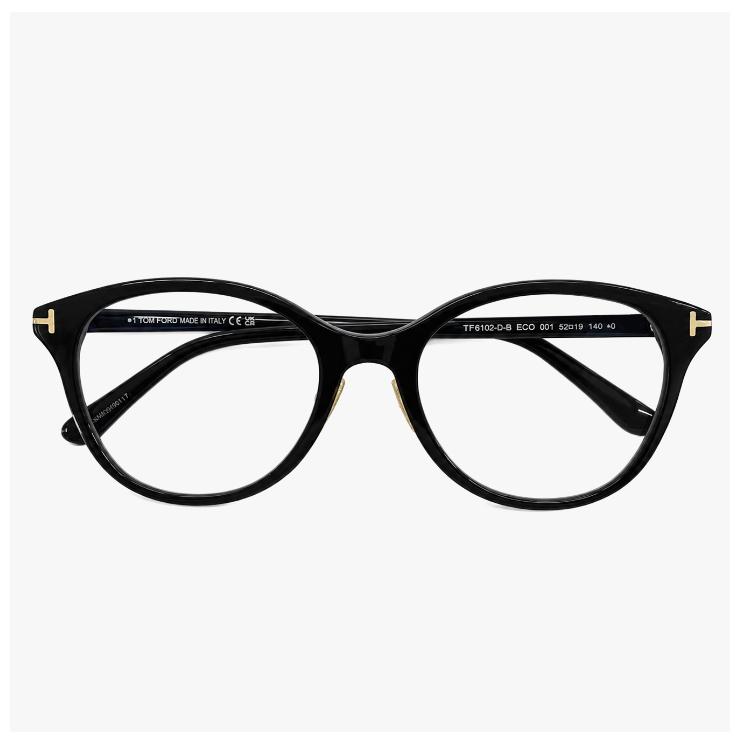 【新品】 トムフォード メガネ FT6102-d-b 001 TOM FORD ブルーライトカット レンズ 伊達メガネ クリア サングラス tomford ft6102-d-b tf6102db ft6102db メンズ レディース ボストン 型 黒縁 黒ぶち TOM FORD EYEWEAR トムフォード メガネ TF6102-d-b 001 眼鏡 tomford