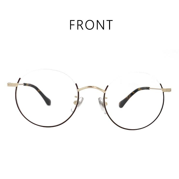 メガネ アンダーリム ラウンド型 2364-62 レディース メンズ ユニ