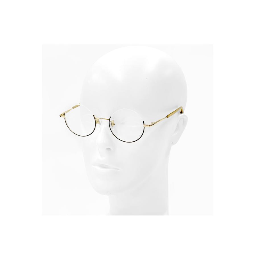 専用ページ　ミニ　メガネ メガネ レディース 小さめ アンダーリム ラウンド型 2447-6 眼鏡