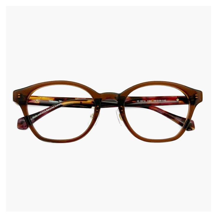 レディース ヴィヴィアン ウエストウッド メガネ 40-0013 c02 49mm Vivienne Westwood 眼鏡 女性 40-0013 ウェリントン 型 セル フレーム オーブ｜sunhat｜02