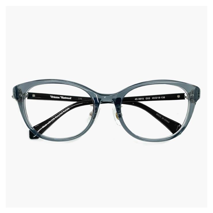 ヴィヴィアン ウエストウッド レディース メガネ 40-0015 c03 49mm Vivienne Westwood 眼鏡 女性 40-0015 ウェリントン 型 セル フレーム オーブ｜sunhat｜02