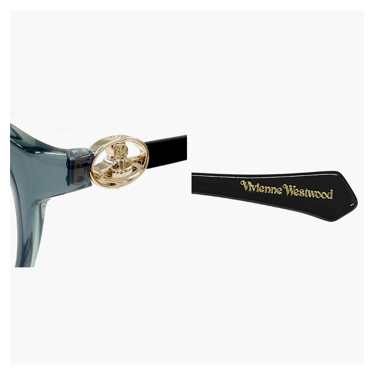 ヴィヴィアン ウエストウッド レディース メガネ 40-0015 c03 49mm Vivienne Westwood 眼鏡 女性 40-0015 ウェリントン 型 セル フレーム オーブ｜sunhat｜05