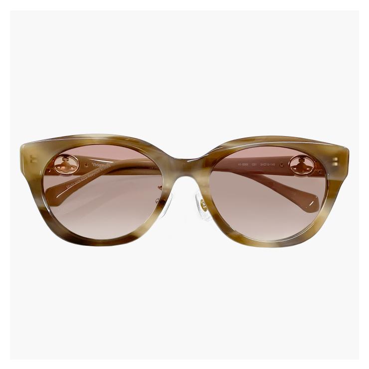 レディース ヴィヴィアン ウエストウッド サングラス 41-5005 c01 54mm Vivienne Westwood uvカット 紫外線対策 ウェリントン 型 オーブ アジアンフィット｜sunhat｜02