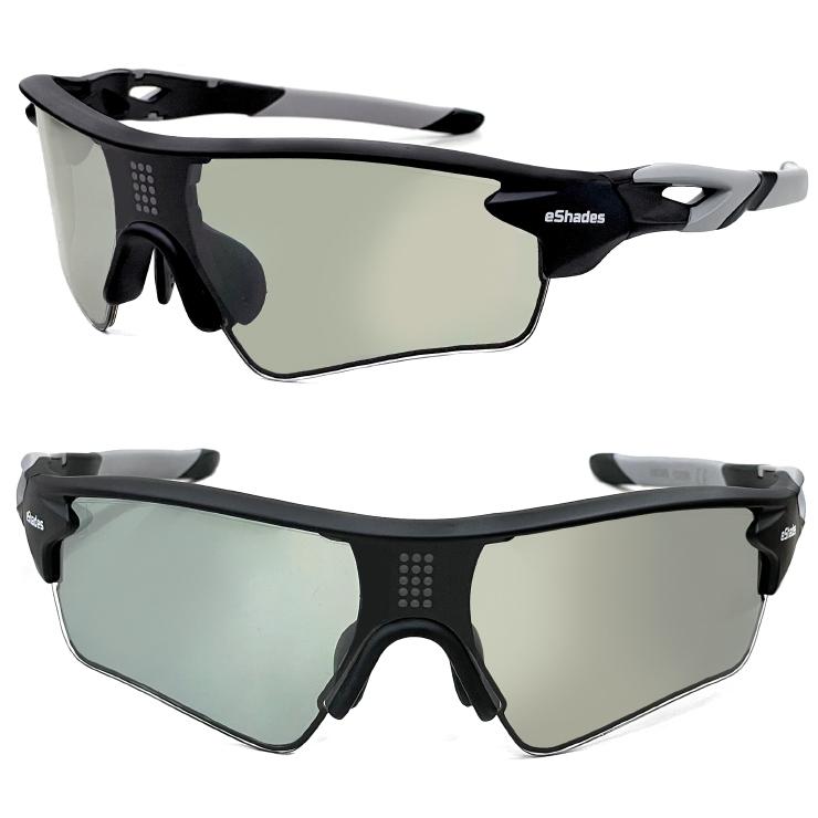 eShades wicue スポーツサングラス WICUE eShades(イーシェイド)0.1秒瞬間調光サングラス・クリップ