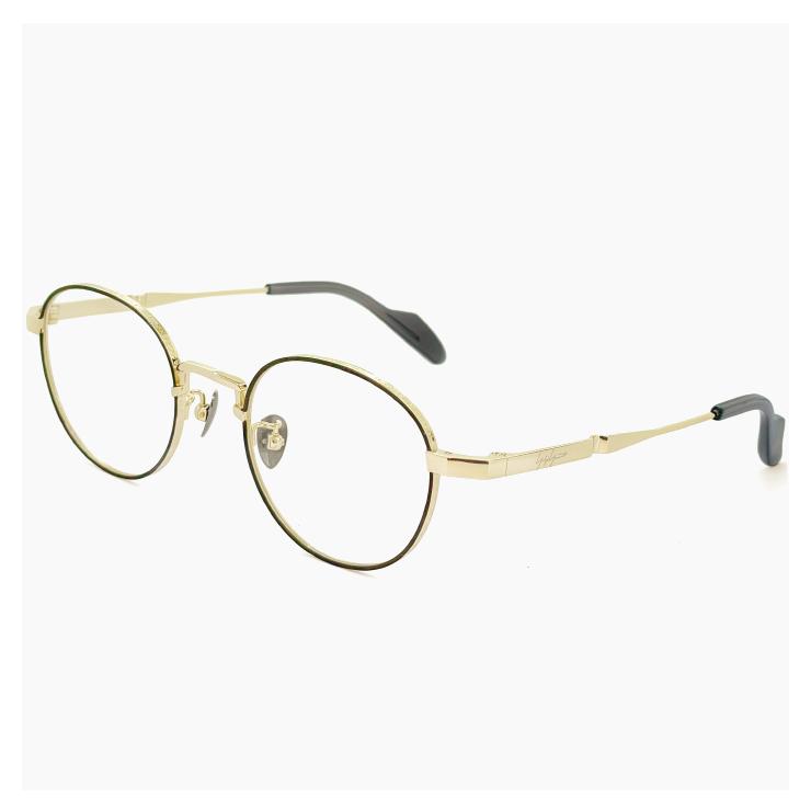 Yohji Yamamoto メガネ 19-0090-1 ボストン型 Yohji Yamamoto メンズ ヨウジ ヤマモト メガネ 日本製 19-0090