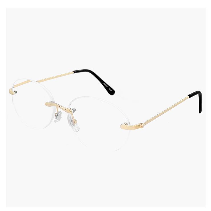 老眼鏡 rd9111 30代・40代にも おすすめ 枠なし ツーポイント 軽量 近