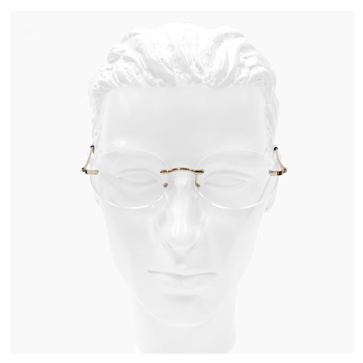 老眼鏡 rd9111 30代・40代にも おすすめ 枠なし ツーポイント 軽量 近