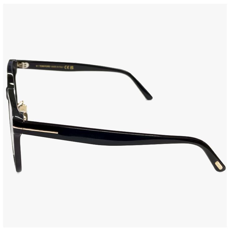 トムフォード サングラス FT1135-K 01a TOM FORD TOMFORD FT1135-K/S tf1135-k tf1135k ビッグレンズ 黒縁 黒ぶち スクエア フレーム uvカット アジアンフィットの画像