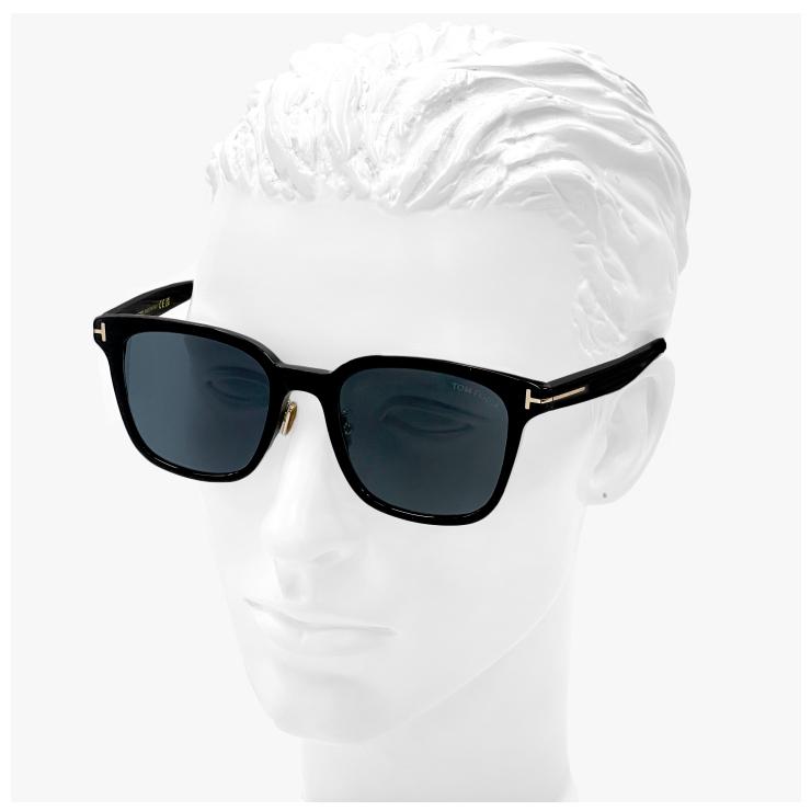 トムフォード サングラス FT1135-K 01a TOM FORD TOMFORD FT1135-K/S tf1135-k tf1135k ビッグレンズ 黒縁 黒ぶち スクエア フレーム uvカット アジアンフィットの画像