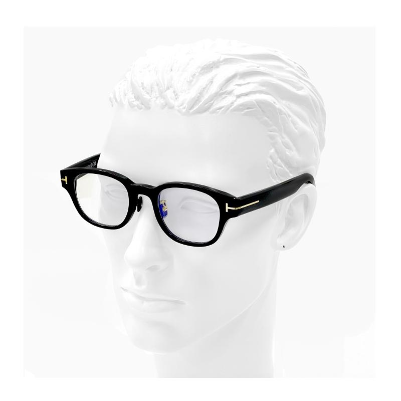 tomford  伊達眼鏡(度無し) TOM FORD EYEWEAR トムフォード ブルーライトカット メガネ FT5854-D-B