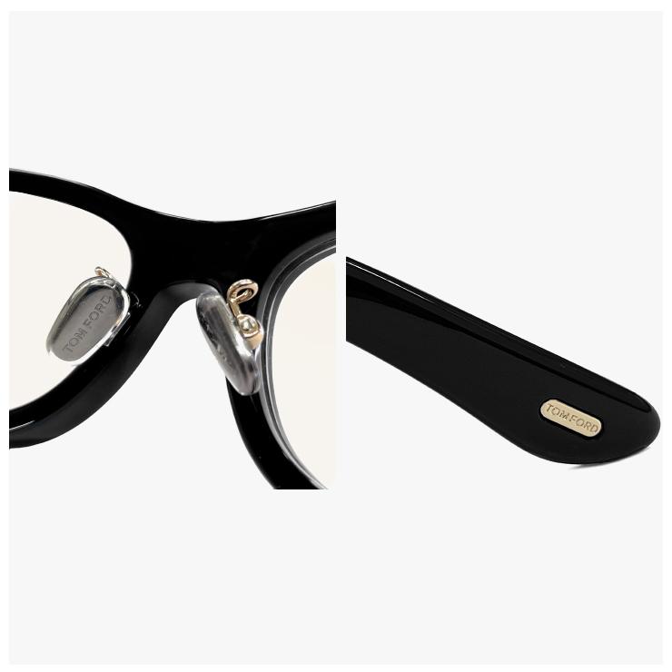 TOM FORD EYEWEAR 小さめ トムフォード メガネ 度なし ブルーライト