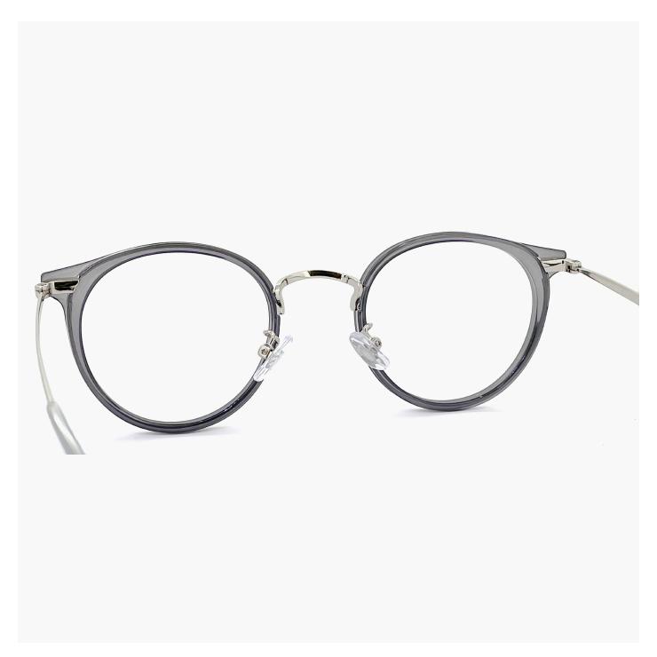 度付き対応 レンズ付き】 丸メガネ 2486-3 メンズ レディース クリア