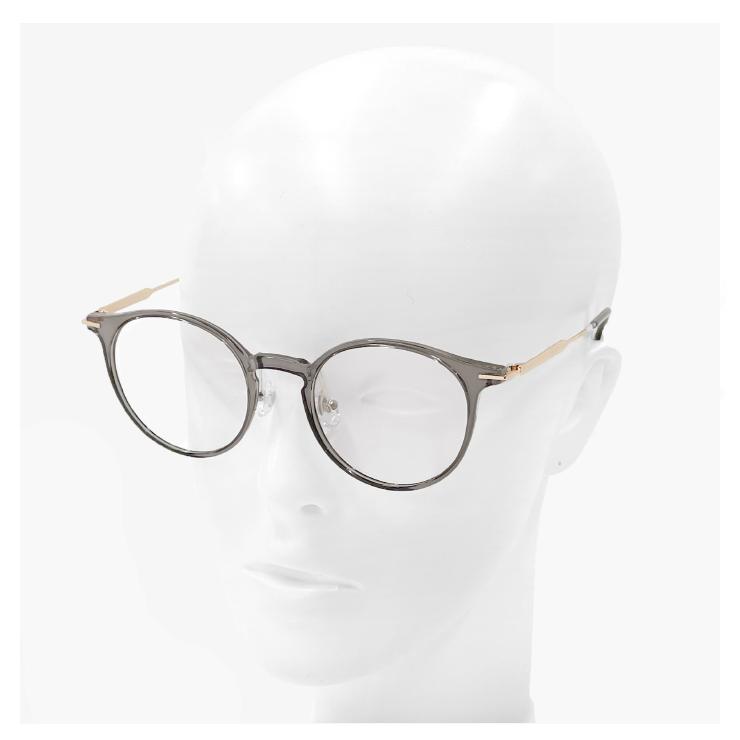 度付き対応 レンズ付き】 丸メガネ 9612-c3 ユニセックス モデル