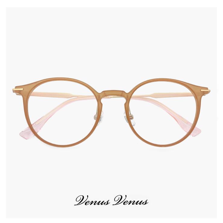 度付き対応 レンズ付き】 丸メガネ 9612-c6 ユニセックス モデル